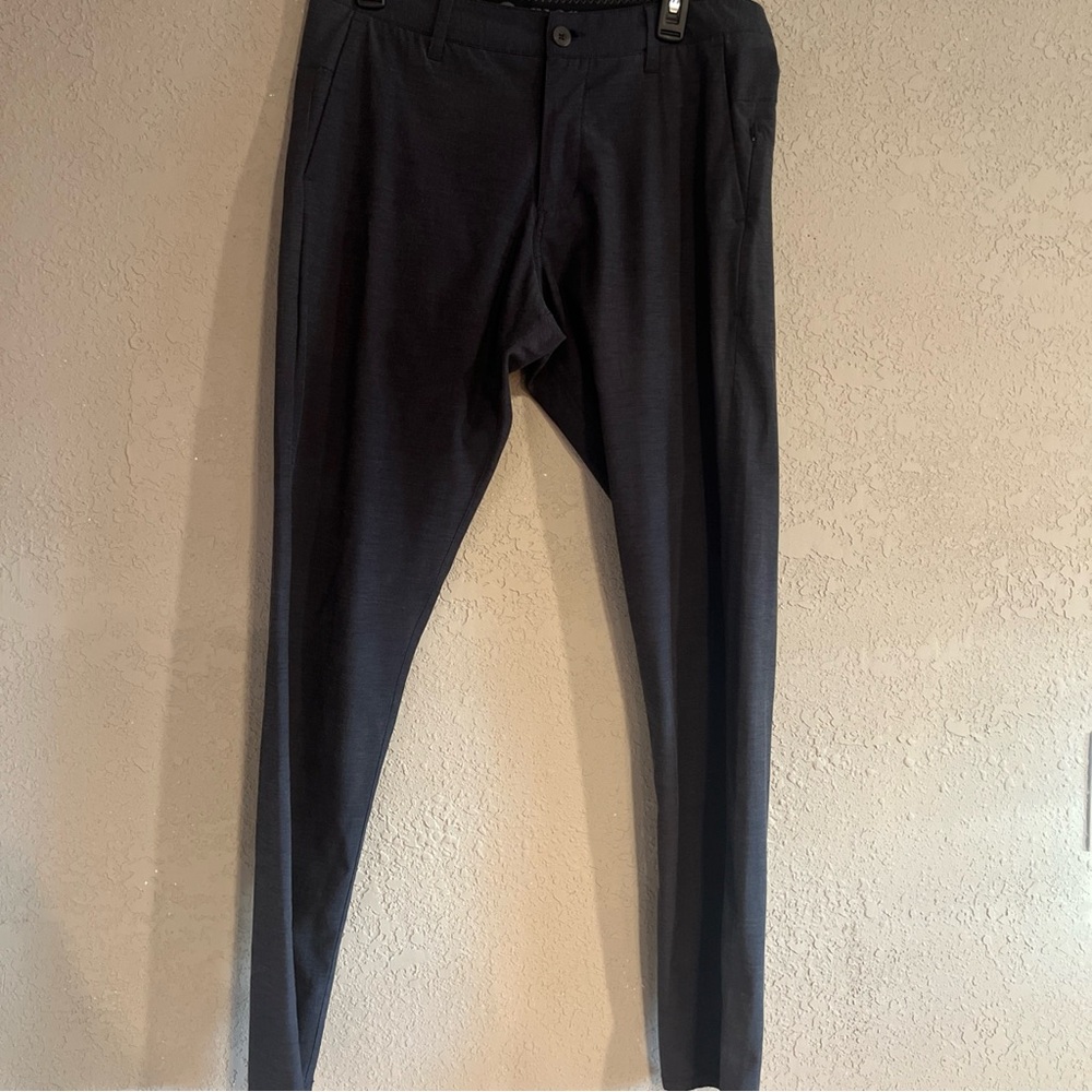 Vuori Men's Dark Gray Pants Zip Up Casual Performance Athletic 30x31